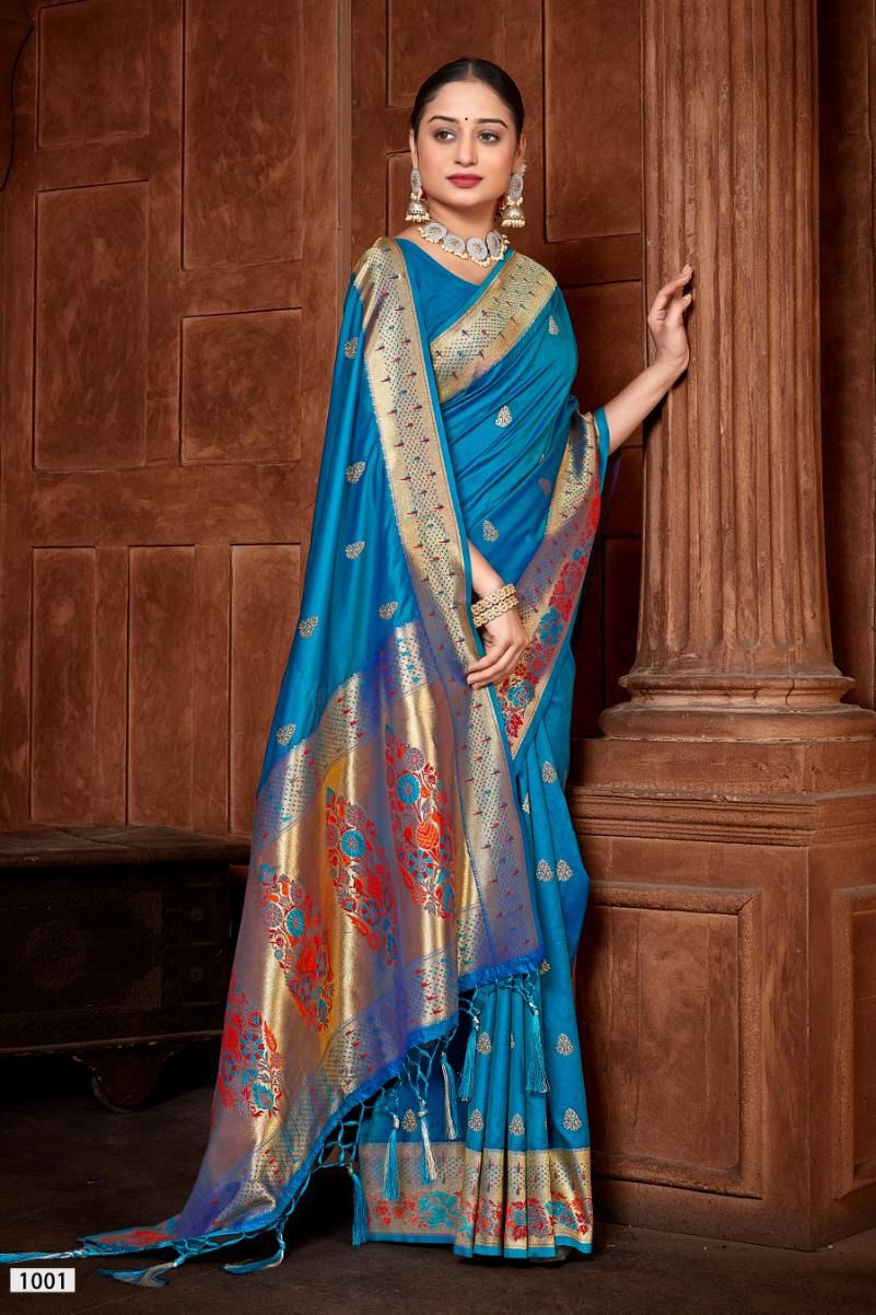 Dhruvi 1001 Bunawat Sarees
