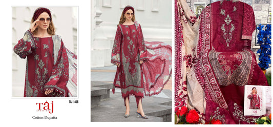 496 Taj Creations Pakistani Salwar Suits