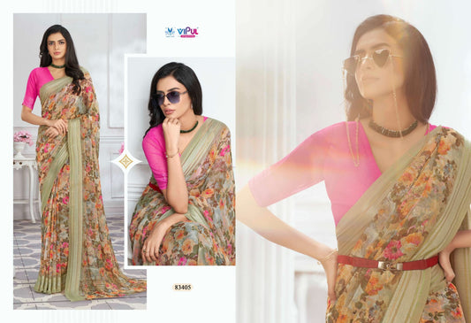 83405 Falguni Vol 2 Vipul Georgette Sarees