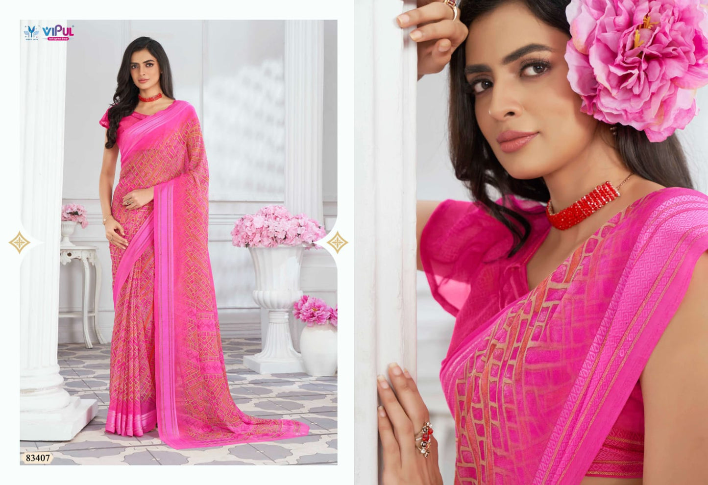 83407 Falguni Vol 2 Vipul Georgette Sarees