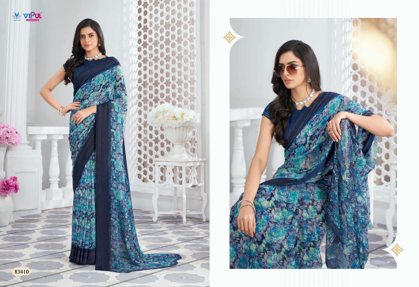 83410 Falguni Vol 2 Vipul Georgette Sarees