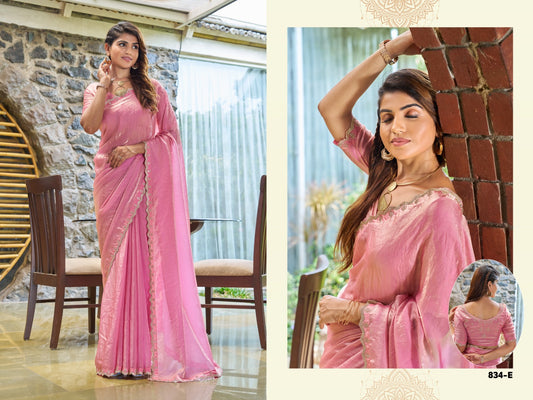 834E Mehek Satin Silk Sarees