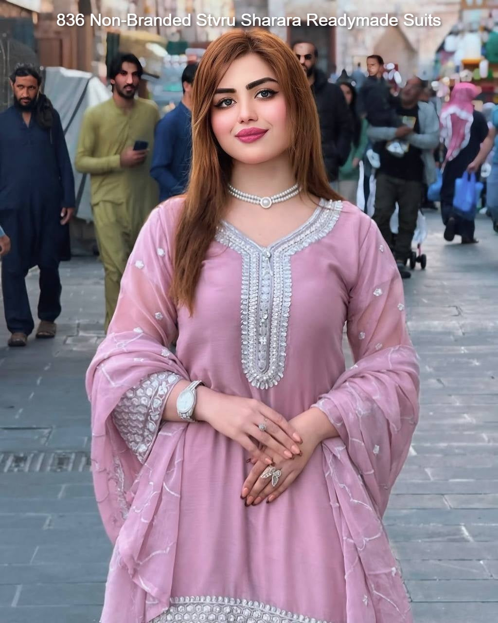 836 Non-Branded Stvru Sharara Readymade Suits