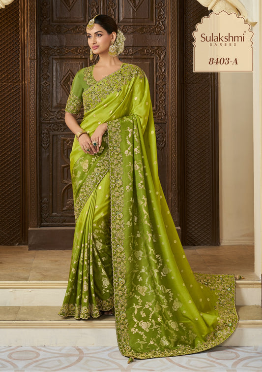 8403A Wedding Saga Sulakshmi Prints Stone Sarees