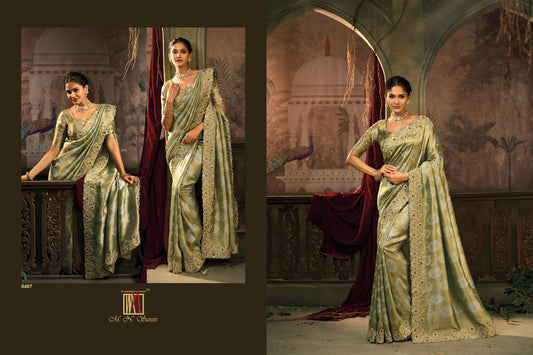 8407 Shahi Poshak Vol 7 Mn Ziraf Silk Sarees