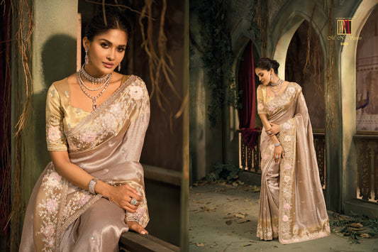 8408 Shahi Poshak Vol 7 Mn Ziraf Silk Sarees