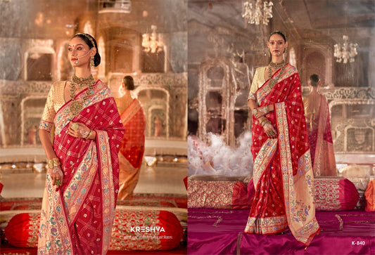840 Meera Kreshva Pv Silk Sarees
