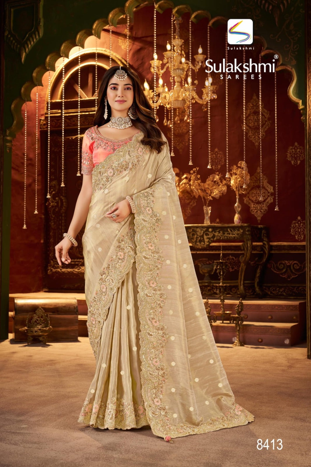 8413 Bridal Vol -1 Sulkashmi Pure Viscose Sarees