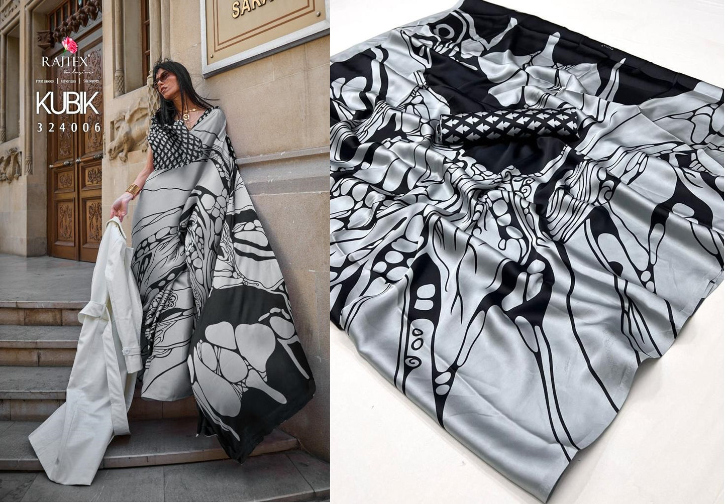 324006 Kubik Rajtex Sarees