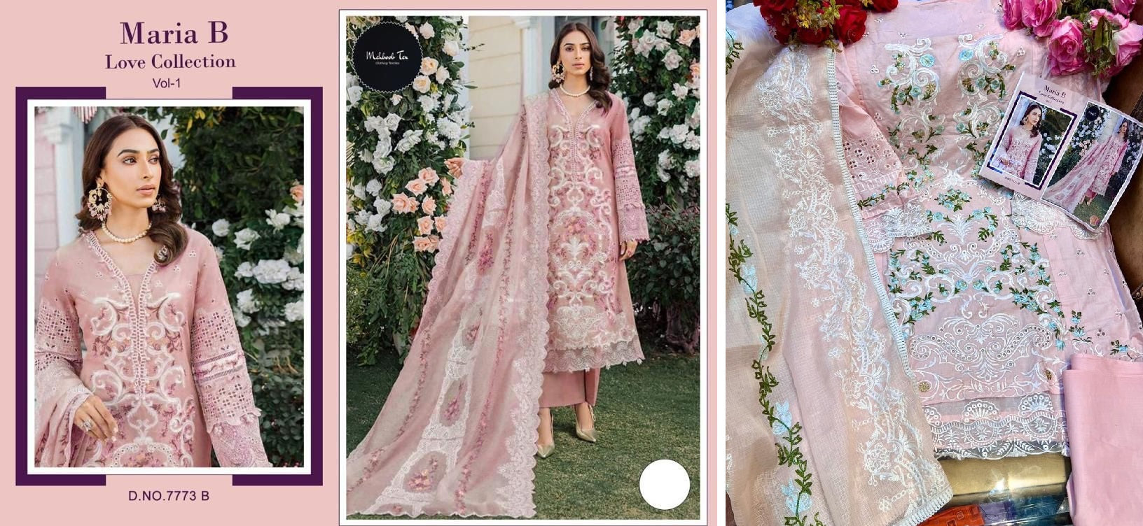 Maria B Love Collection 1 Mehboob Tex Pakistani Salwar Suits