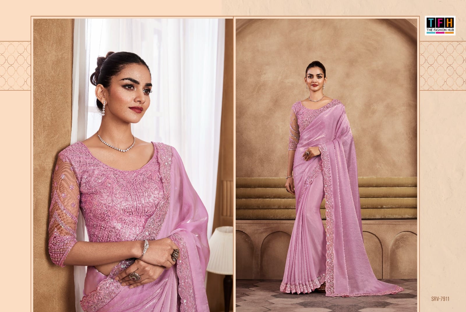 7911 Sarvaratna Tfh Sarees