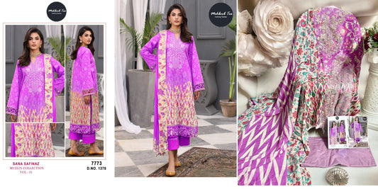 1378B Sana Safinaz Muzlin Collection Vol 11 Mehboob Tex Pakistani Salwar Suits