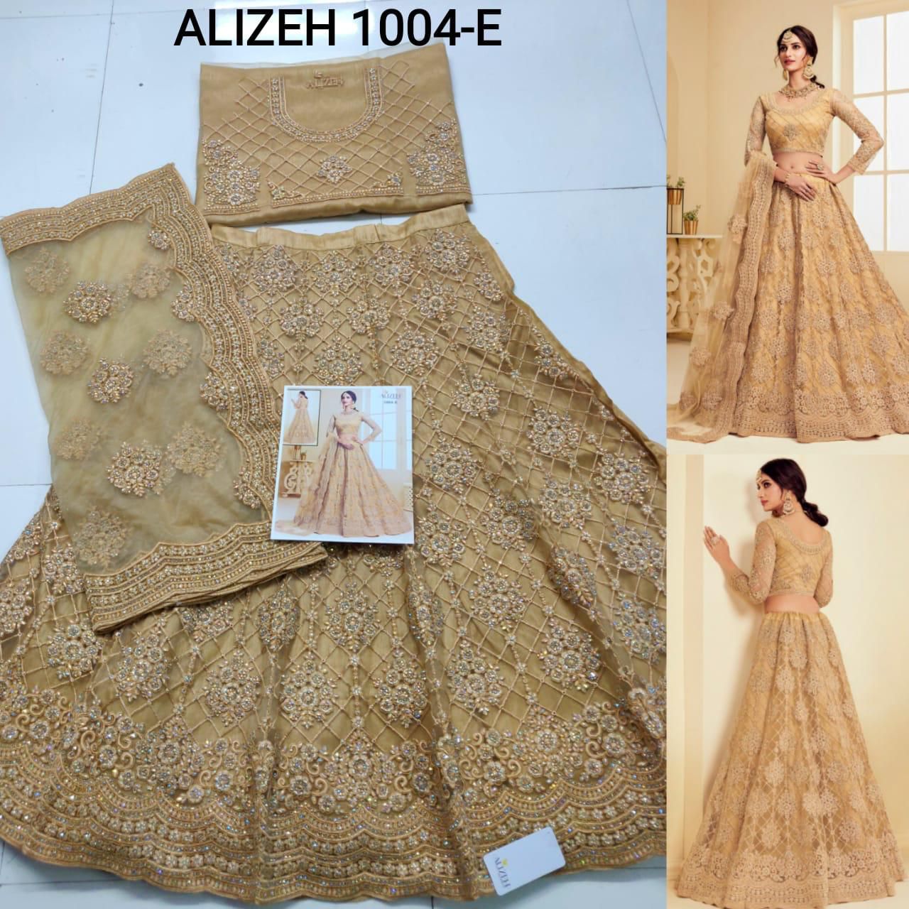 1004E Bride Hit Color Alizeh Lehenga Choli
