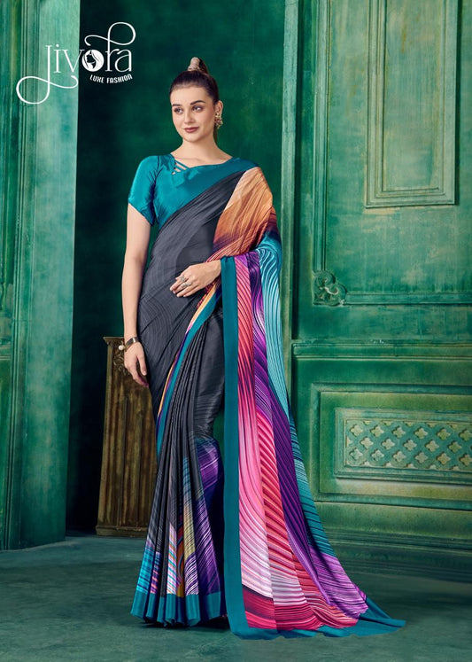 Black Rio Jivora Sarees