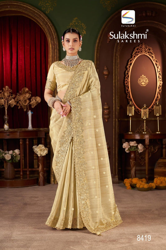 8419 Bridal Vol -1 Sulkashmi Pure Viscose Sarees