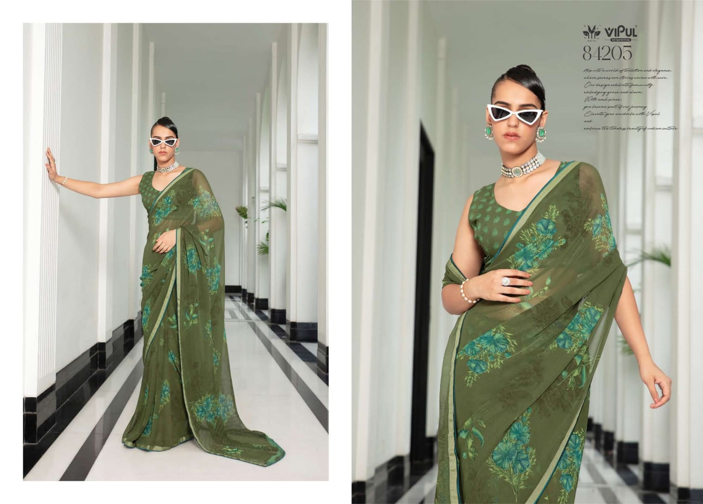84205 Dimple Vipul Georgette Sarees