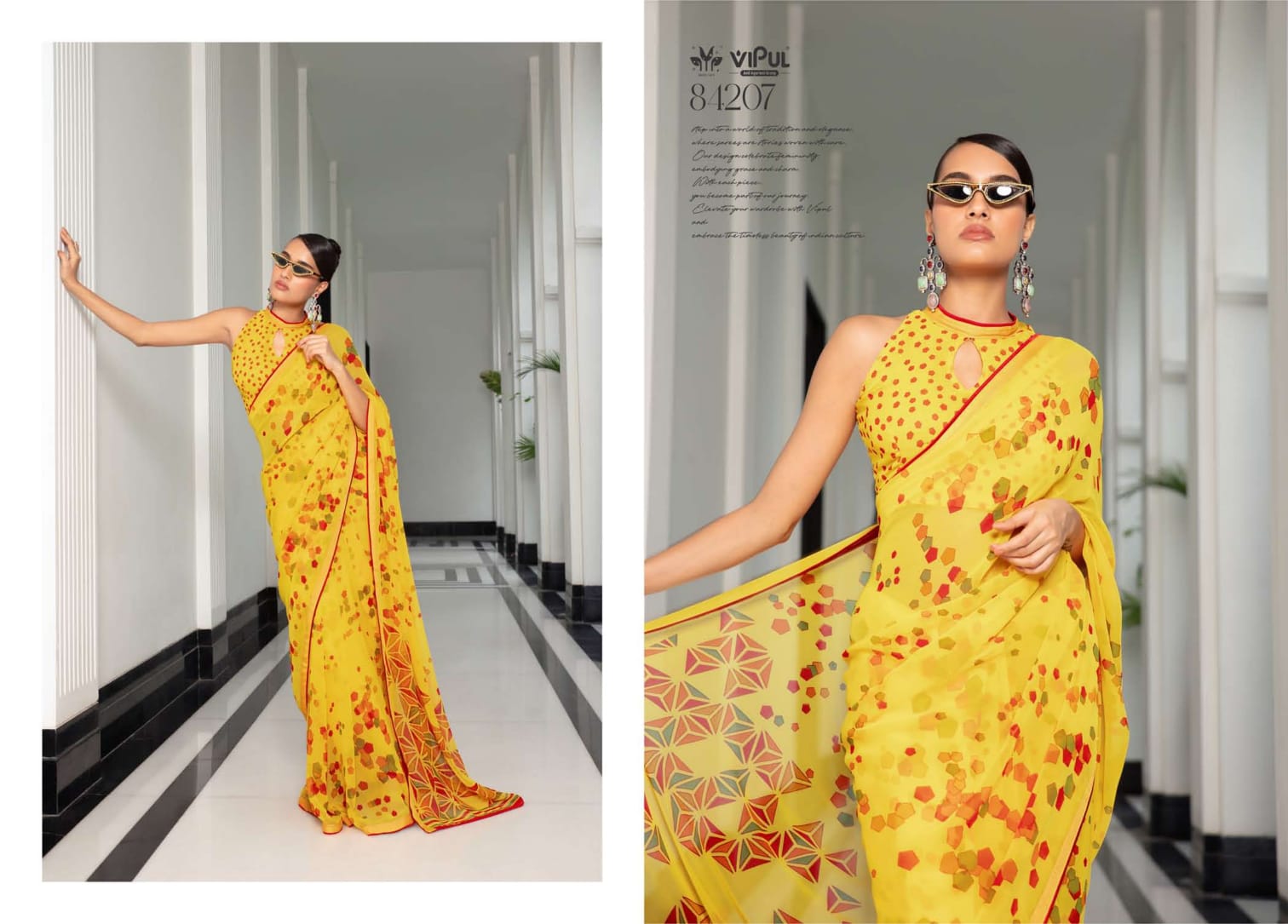 84207 Dimple Vipul Georgette Sarees