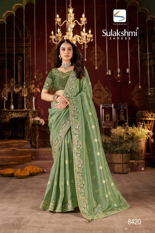 8420 Bridal Vol -1 Sulkashmi Pure Viscose Sarees