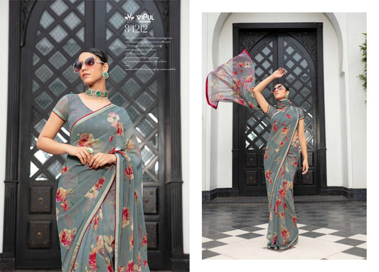 84212 Dimple Vipul Georgette Sarees