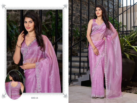 843A Mehek Handwork Sarees