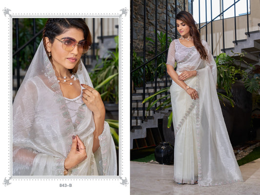 843B Mehek Handwork Sarees