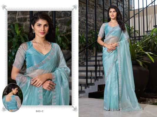 843C Mehek Handwork Sarees