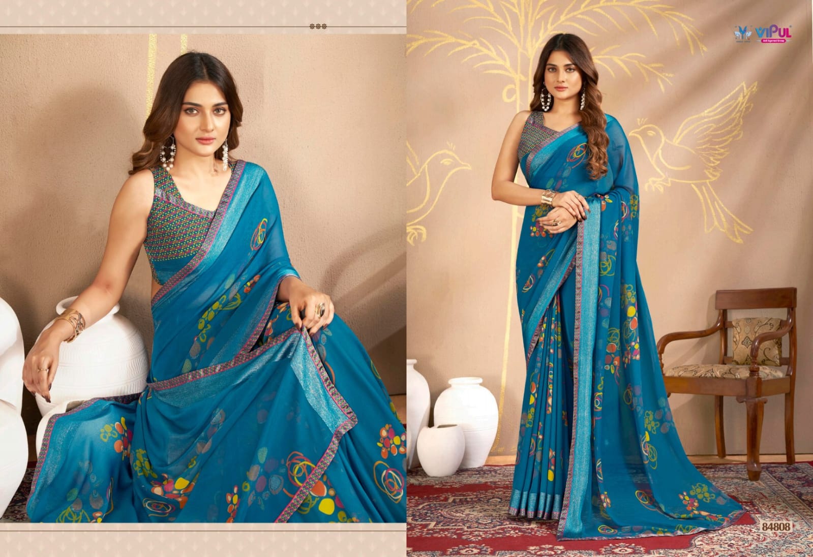 84808 Shilpa Vol 2 Vipul Georgette Sarees