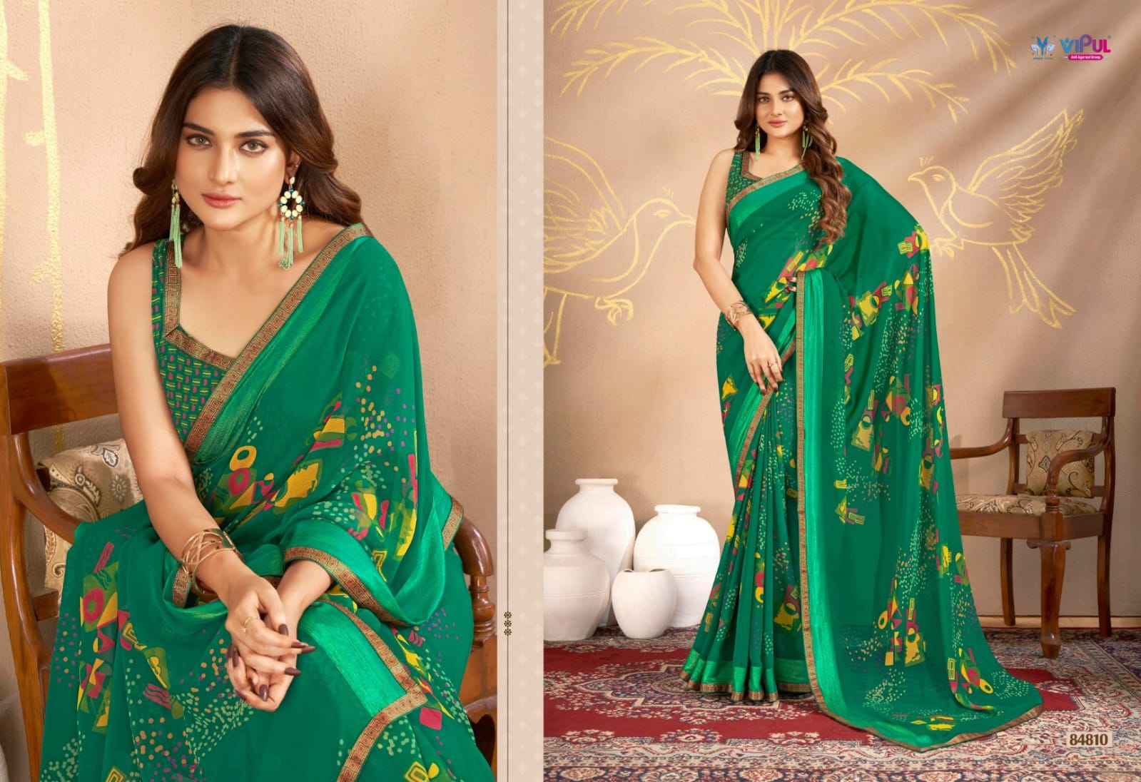 84810 Shilpa Vol 2 Vipul Georgette Sarees