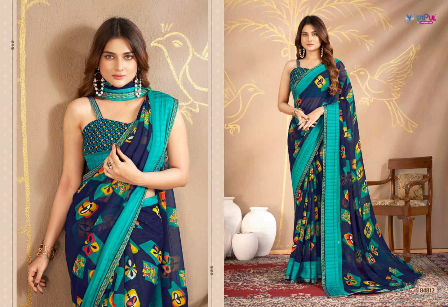 84812 Shilpa Vol 2 Vipul Georgette Sarees