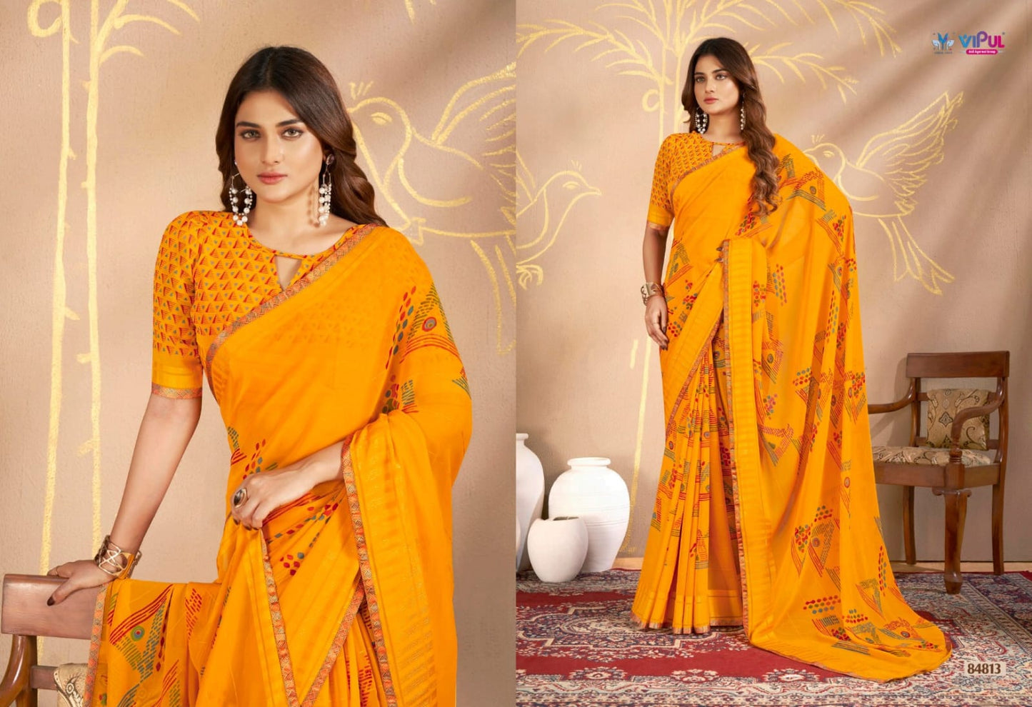 84813 Shilpa Vol 2 Vipul Georgette Sarees