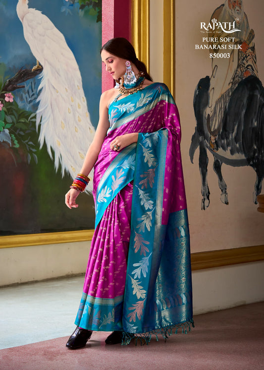 850003 Leaf Rajpath Silk Sarees