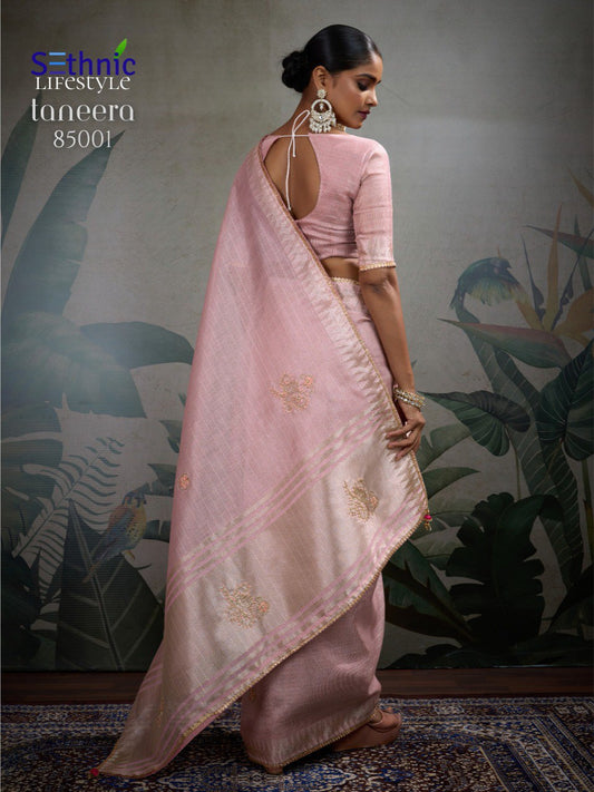 85001 Taneera Sethnic Linen Sarees