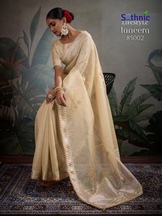 85002 Taneera Sethnic Linen Sarees