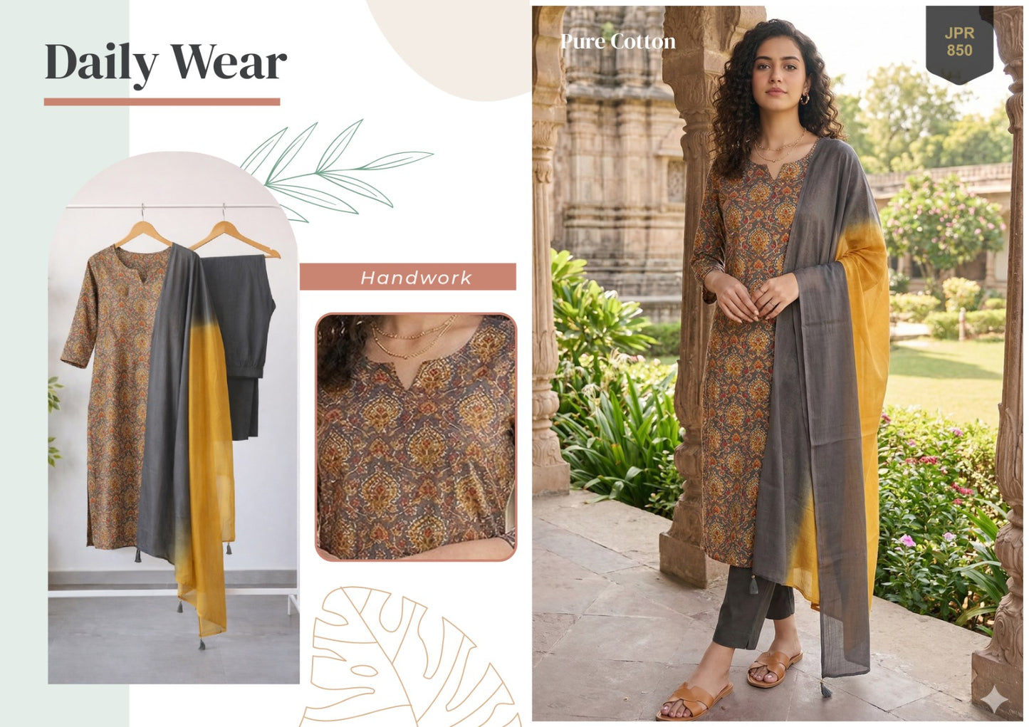 850 Navya Rajnandini Cambric Cotton Readymade Suits