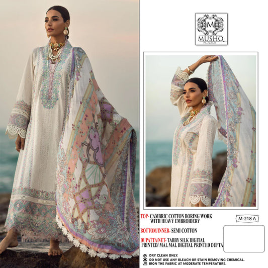 M-218-A Mushq Pakistani Salwar Suits
