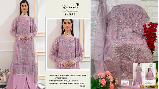 S-215B Serine Pakistani Salwar Suits