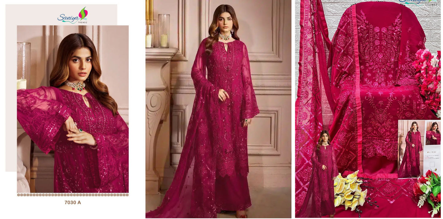 7030A Saniya Trendz Pakistani Salwar Suits