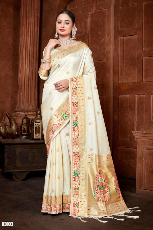 Dhruvi 1003 Bunawat Sarees