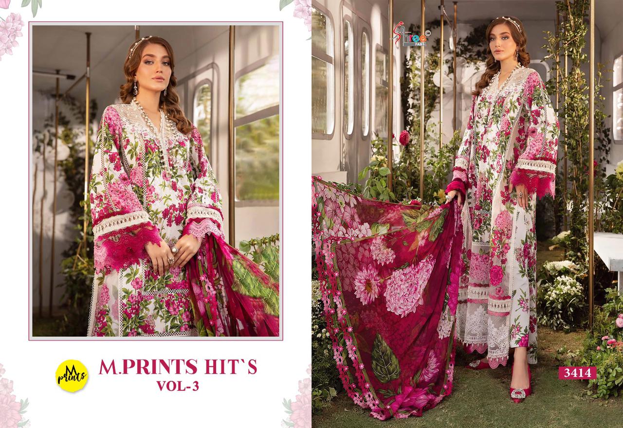 3414 Shree Fabs Pakistani Salwar Suits