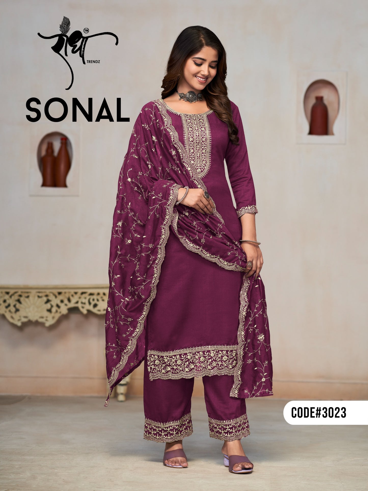 3023 Sonal Radha Unstitched Suits