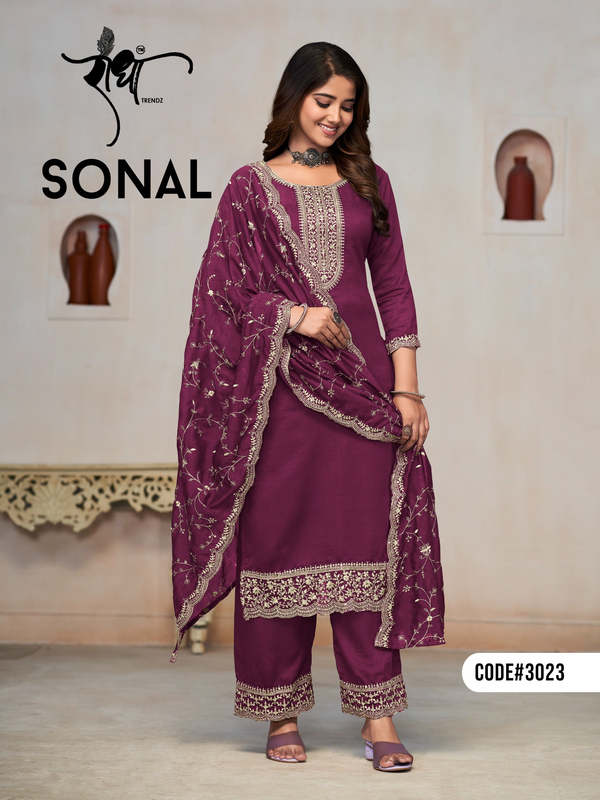 3023 Sonal Radha Unstitched Suits