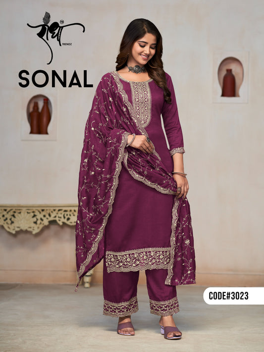 3023 Sonal Radha Unstitched Suits