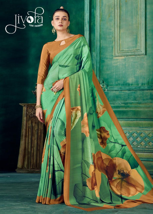 Pista Rio Jivora Sarees