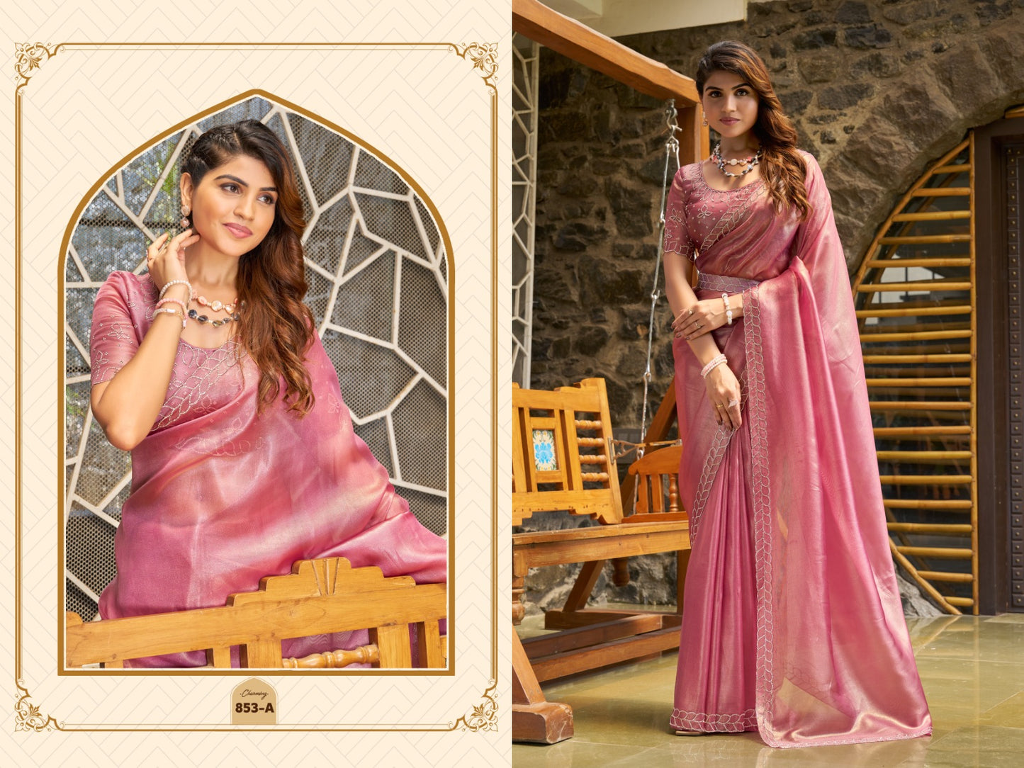 853A Mehek Handwork Sarees