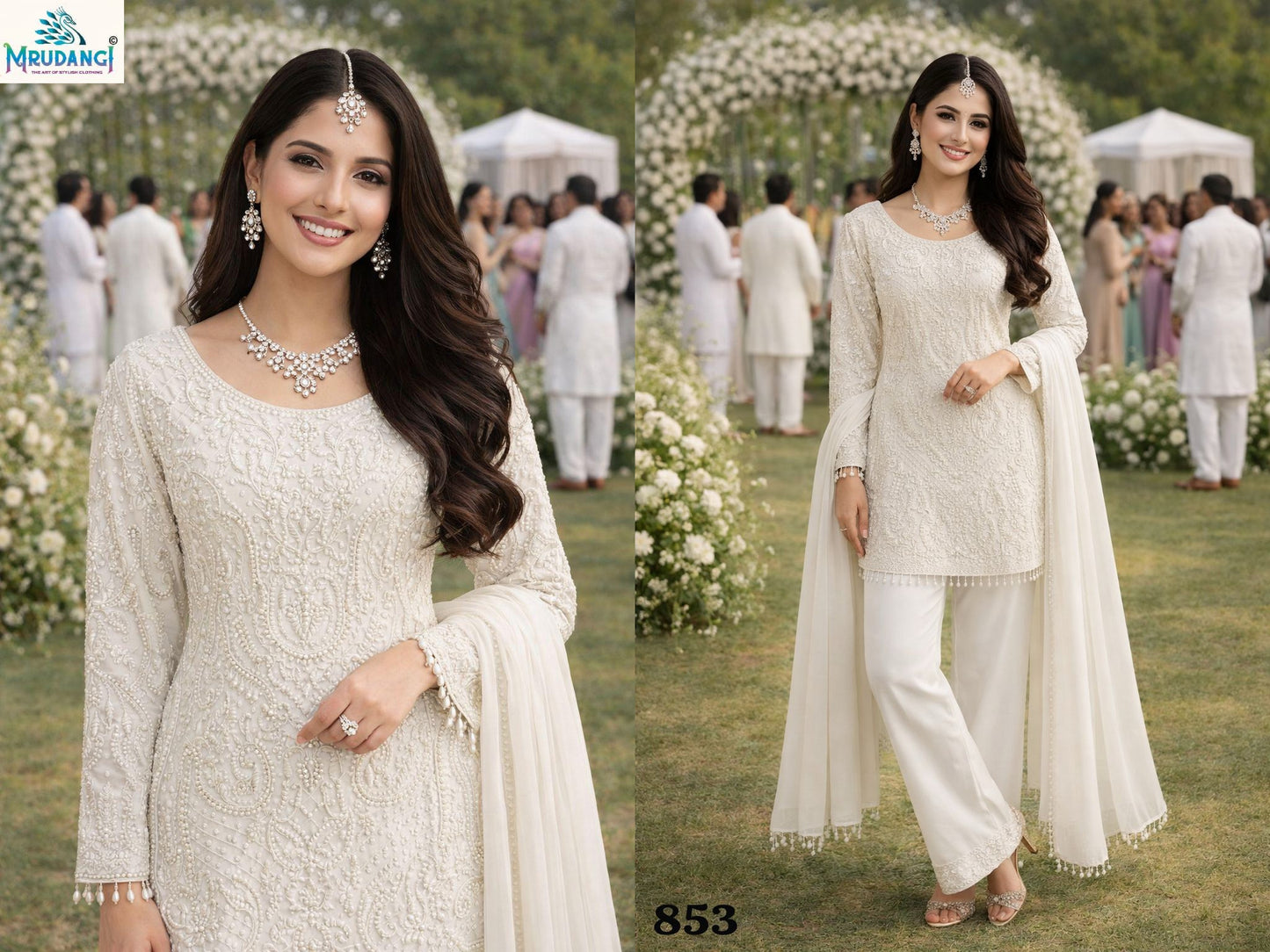 853 Beads Mrudangi Premium Georgette Readymade Suits