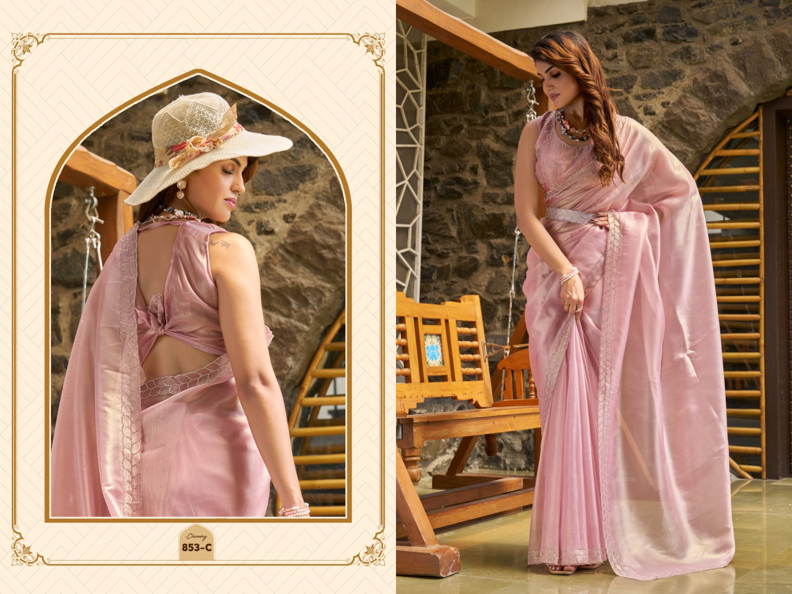 853C Mehek Handwork Sarees