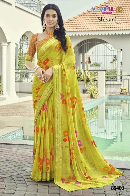 85403 Shivani Vol 2 Vipul Georgette Sarees