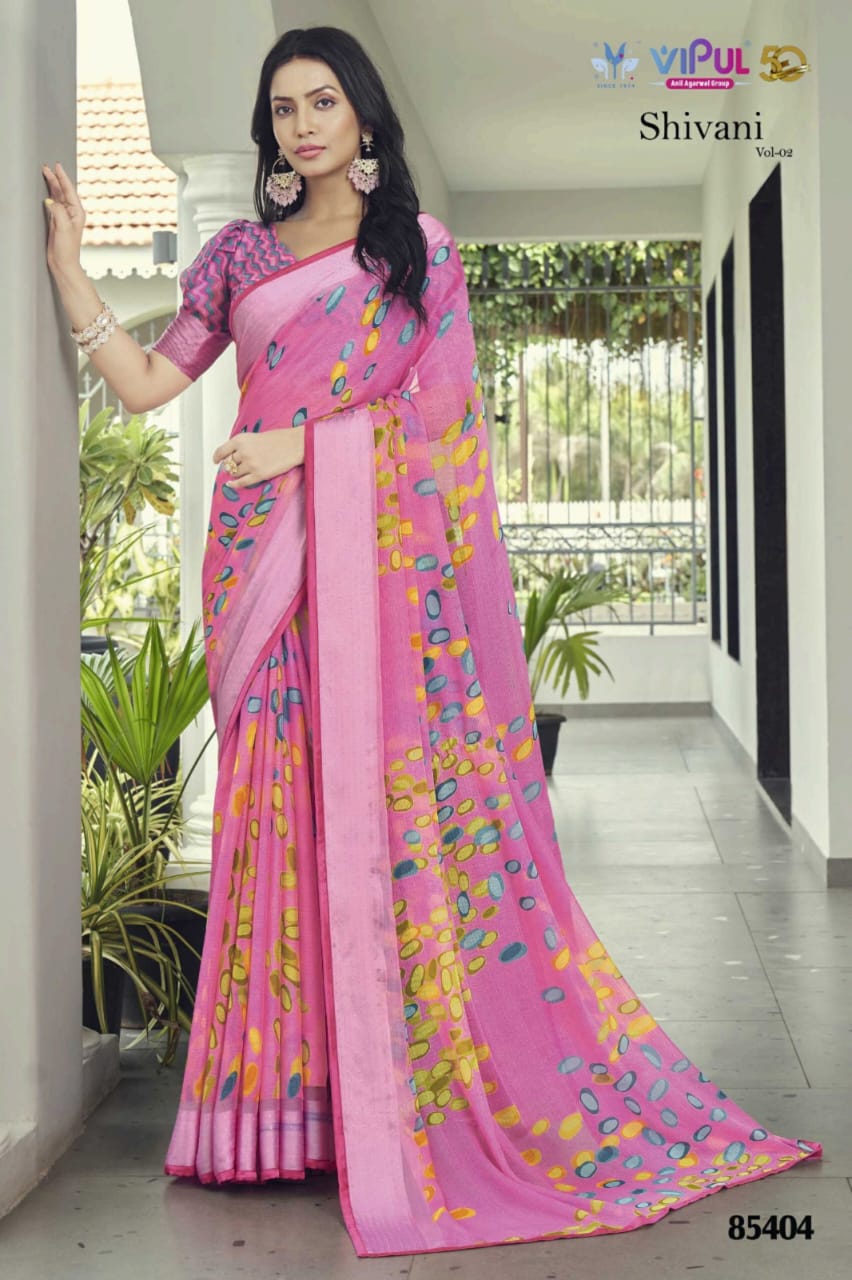 85404 Shivani Vol 2 Vipul Georgette Sarees