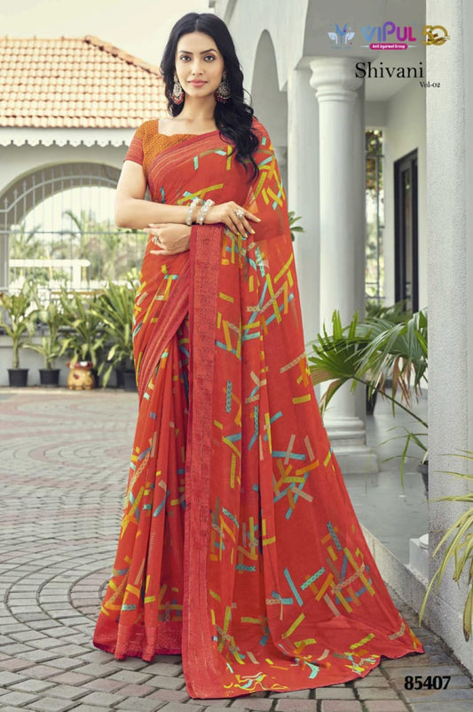 85407 Shivani Vol 2 Vipul Georgette Sarees
