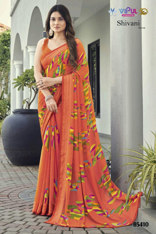 85410 Shivani Vol 2 Vipul Georgette Sarees